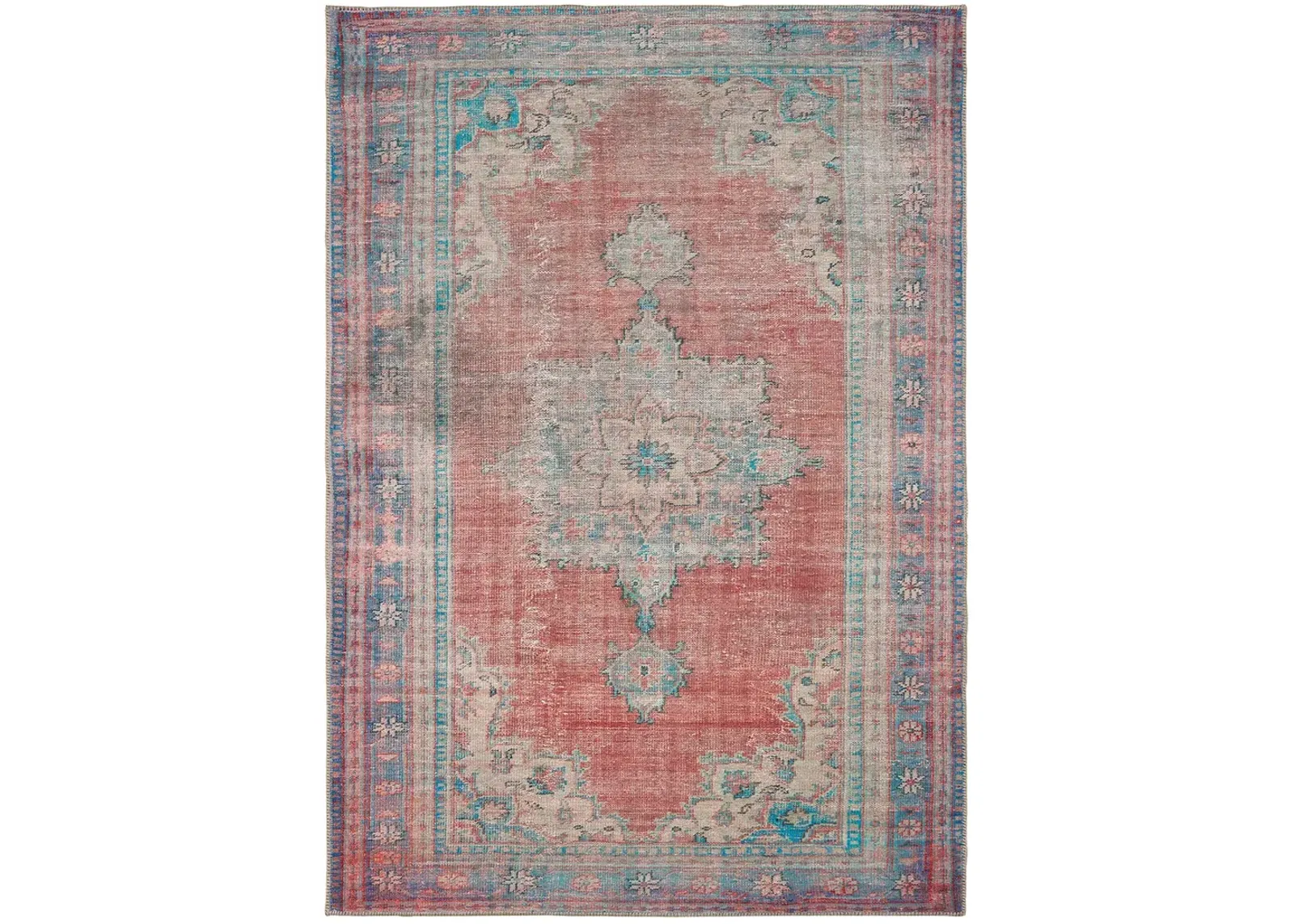 Sofia 1'9" x 2'8" Red Rug