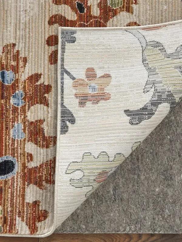 Melrose 39P1F 6'7" x 9'6" Ivory/Red/Blue Rug