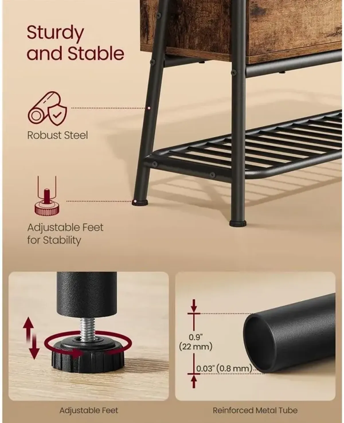 Shoe Storage Bench with Drawer for Convenient Footwear Organization and Seating