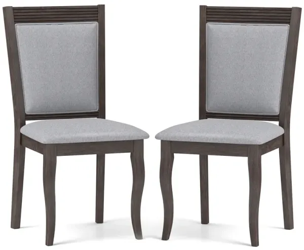 Wood Dining Chairs Set of 2 for Dining Room or Kitchen with Classic Design