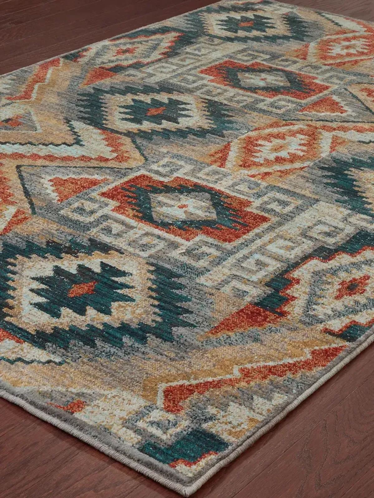 Sedona 5'3" x 7'6" Blue Rug