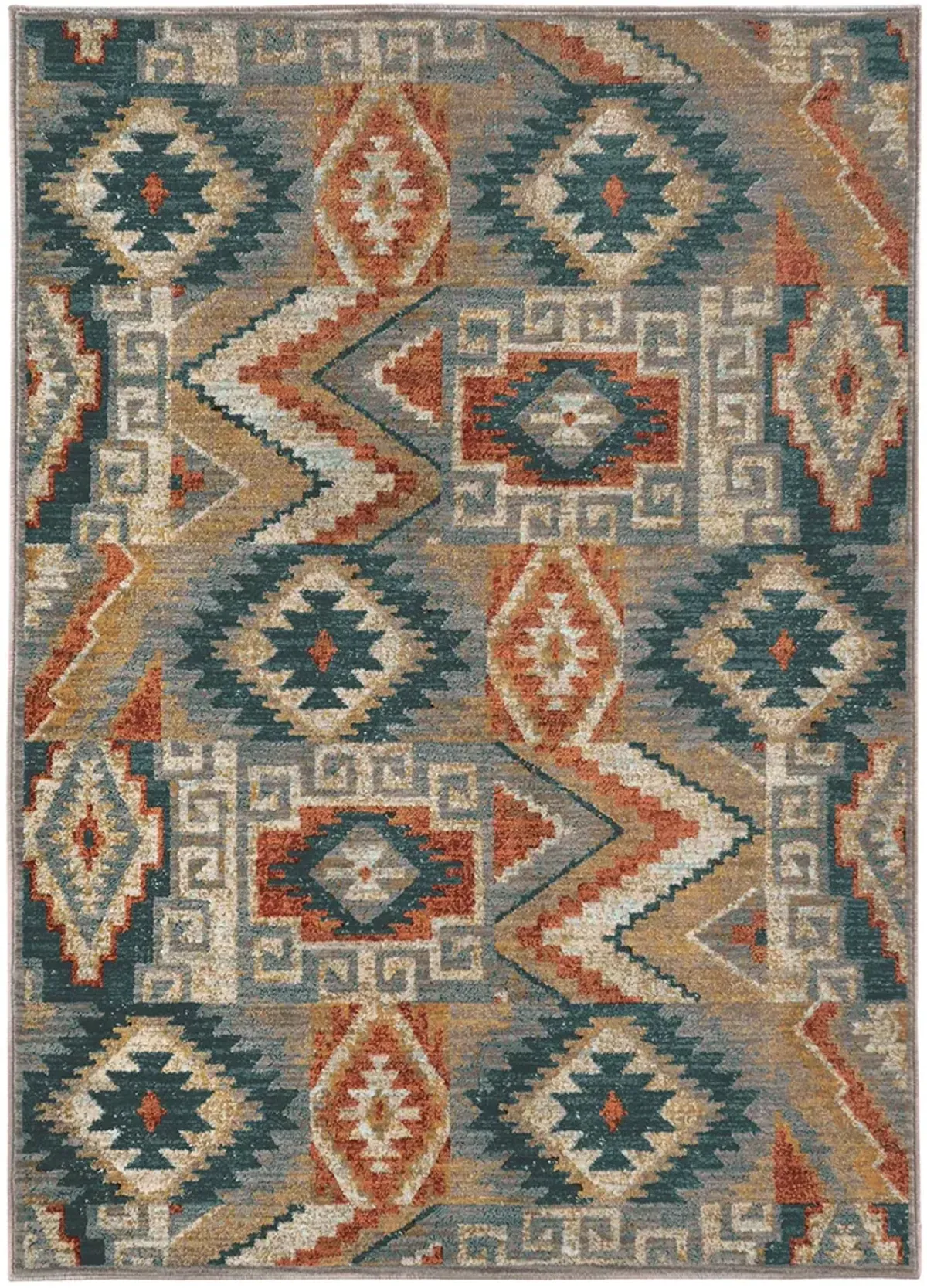 Sedona 5'3" x 7'6" Blue Rug