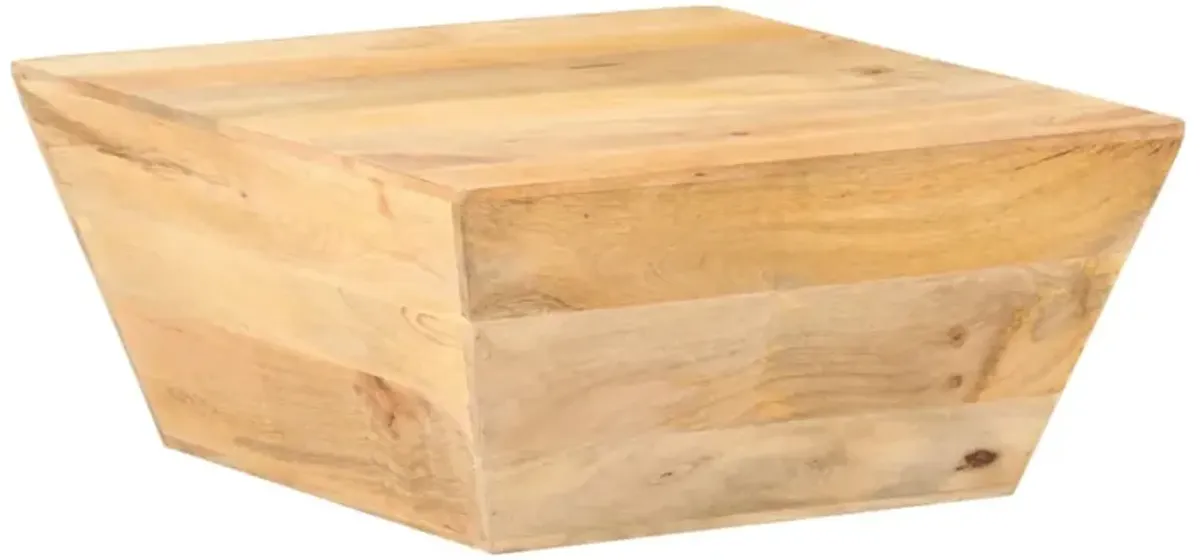 vidaXL Coffee Table V-shape 66x66x30 cm Solid Mango Wood