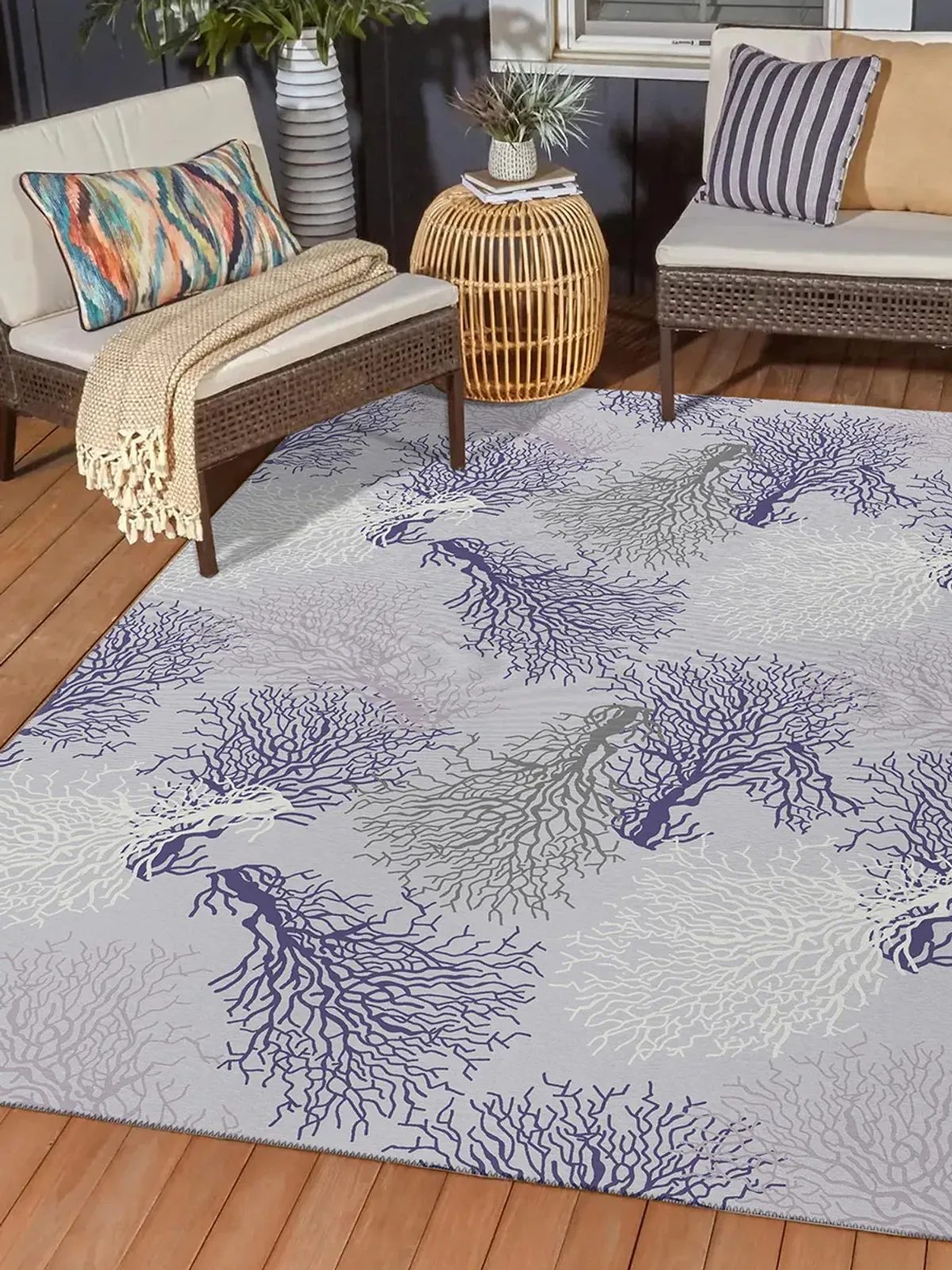 Seabreeze SZ3 Lavender 3' x 5' Rug