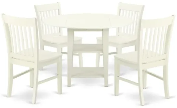 Dining Room Set Linen White
