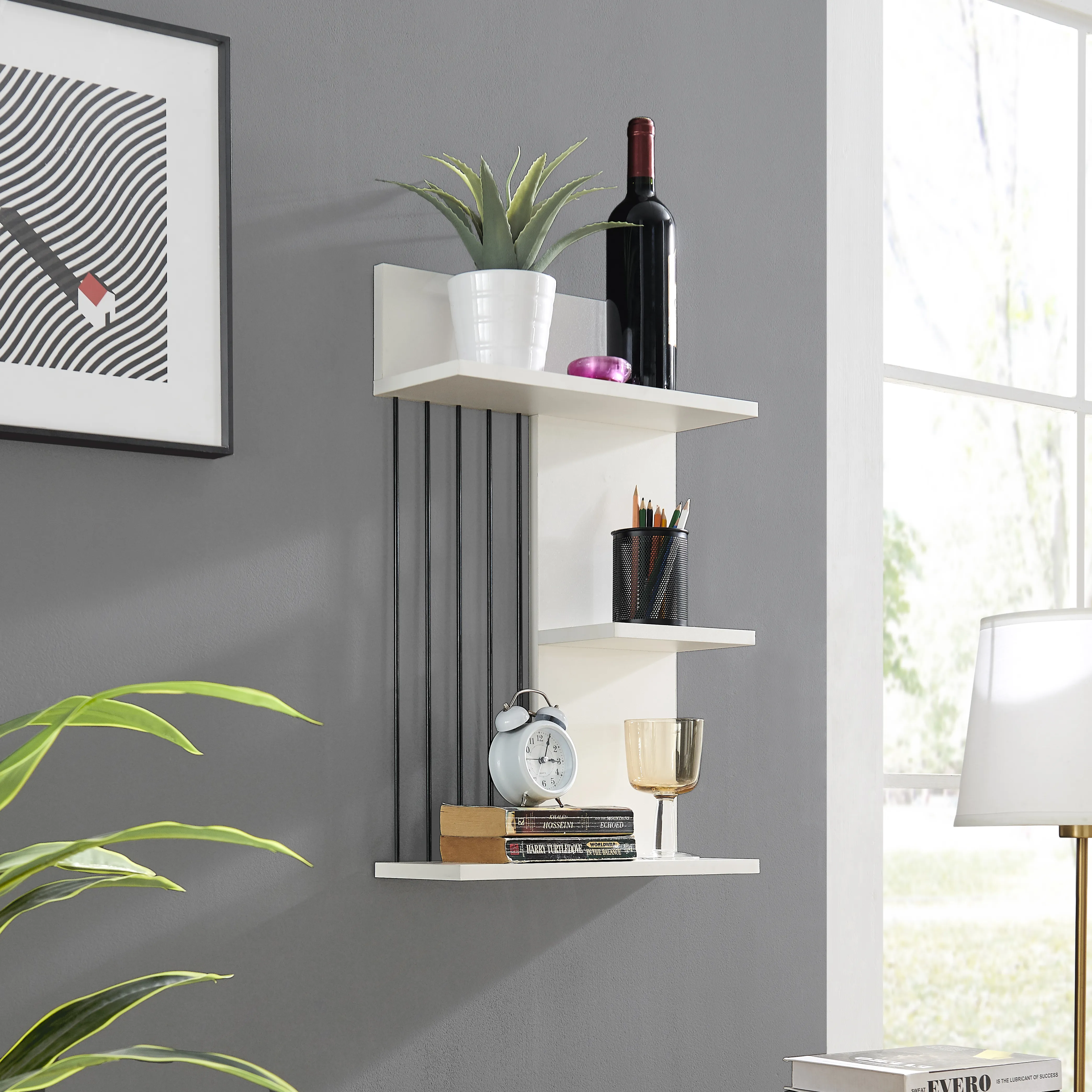 Seville Dynamic Utility Ledge Wall Shelf