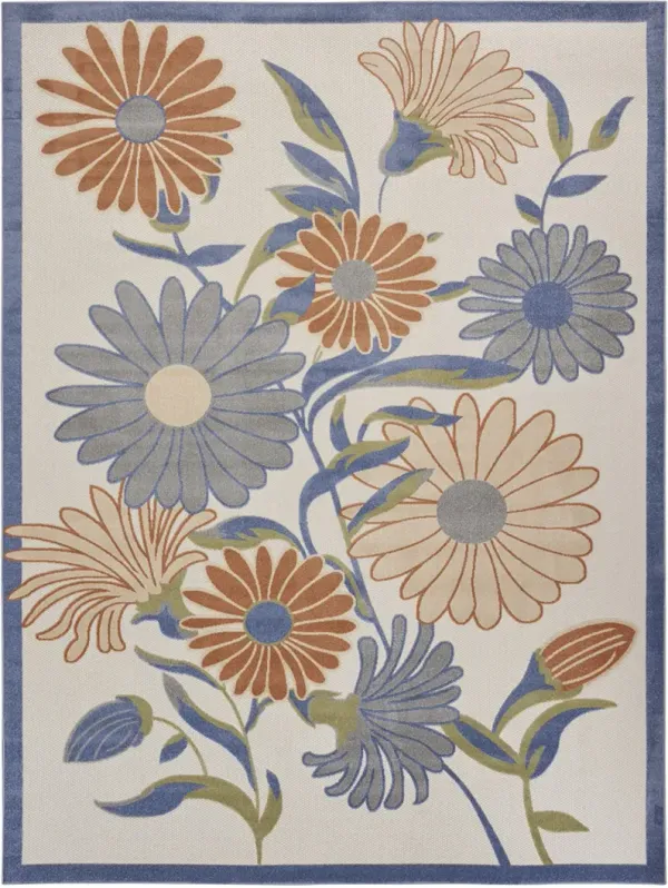 Aloha ALH33 Beige/Multicolor 6' x 9' Rug