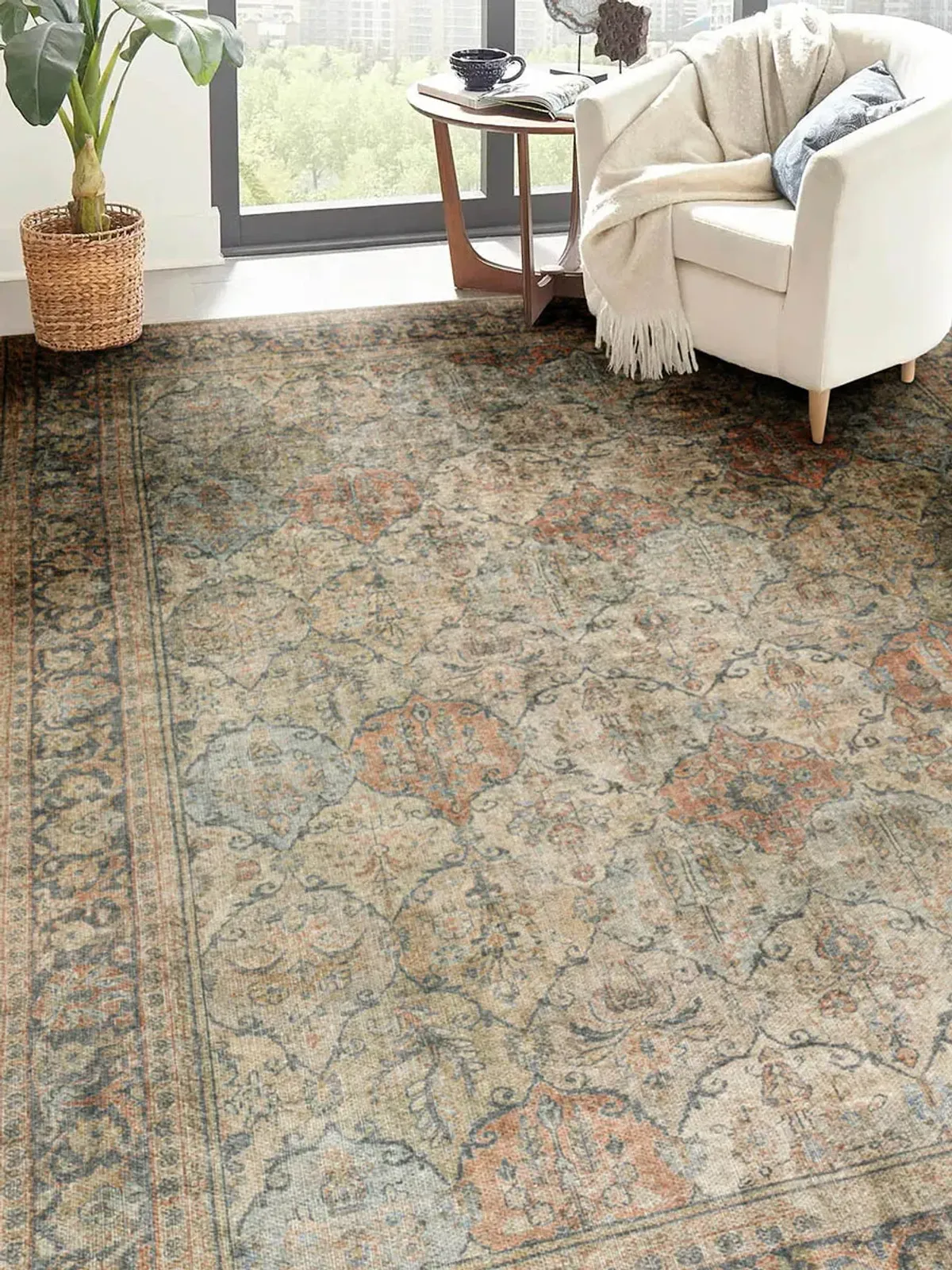 Kars KA6 Putty 10' x 13' Rug