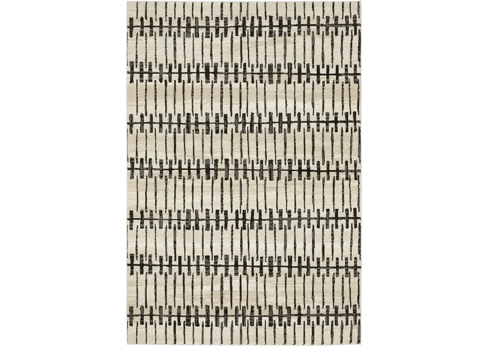 Raylan 5'3" x 7'6" Ivory Rug