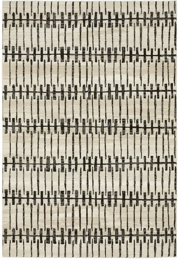 Raylan 5'3" x 7'6" Ivory Rug