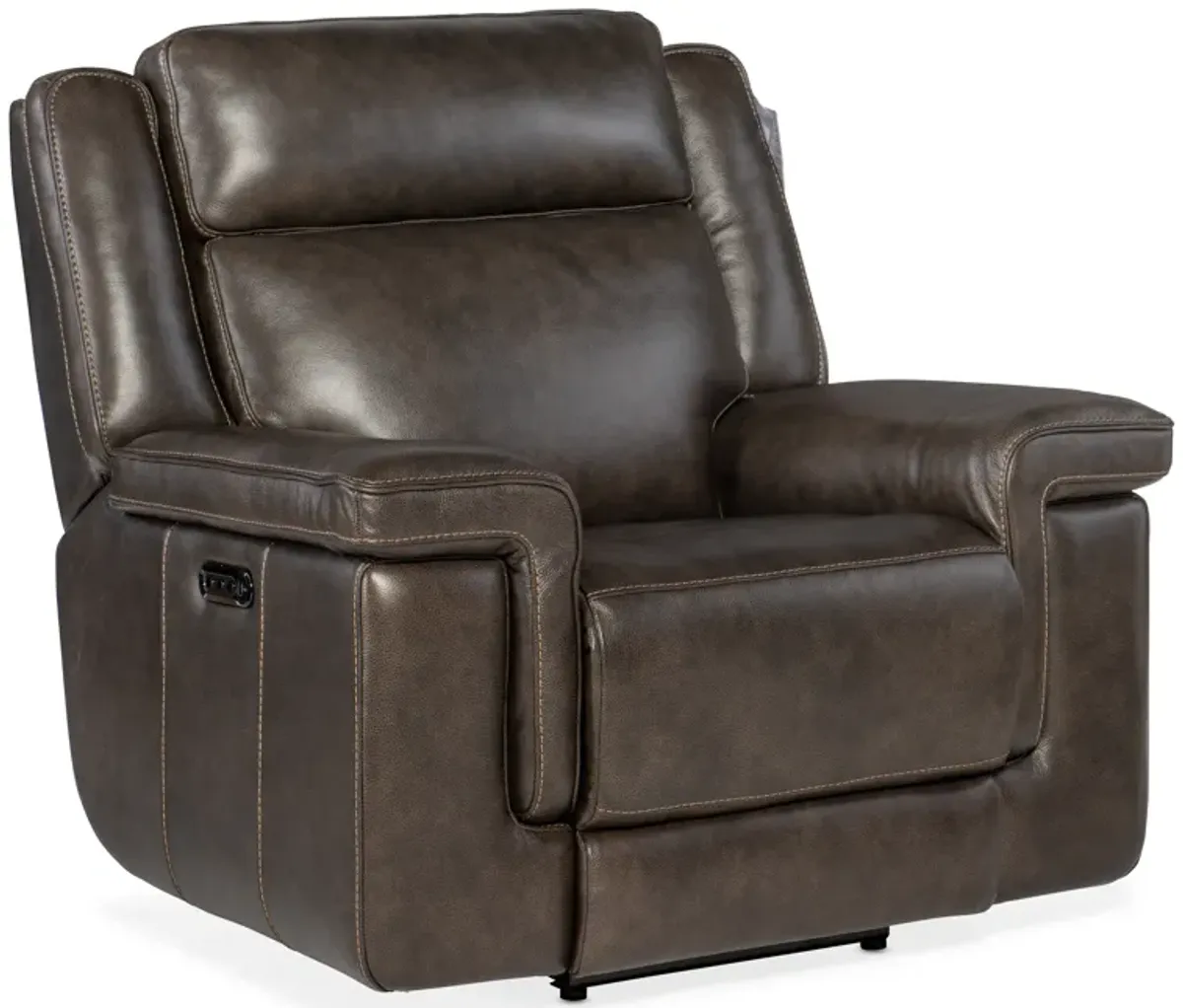 Montel Lay Flat Power Recliner with Power Headrest & Lumbar