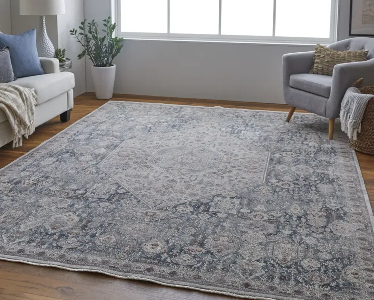 Marquette 39GUF Blue/Ivory 2'8" x 8' Rug