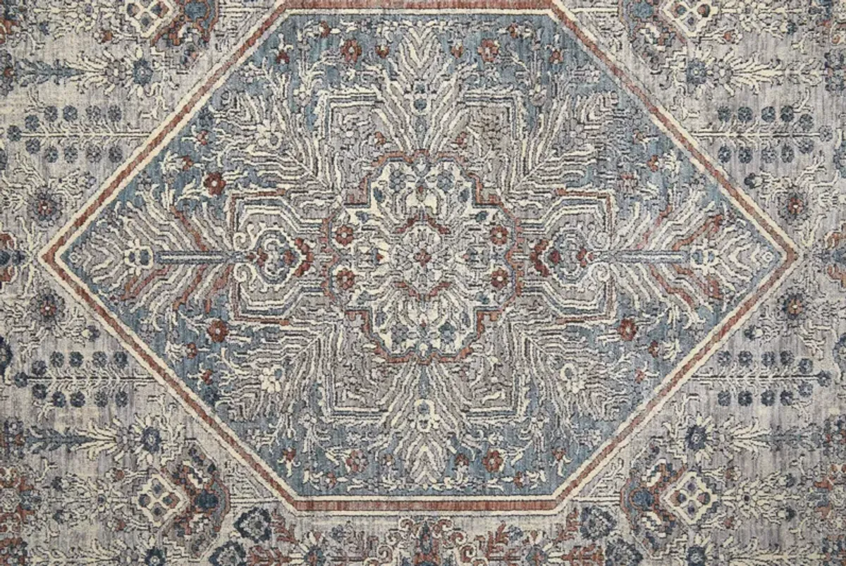 Marquette 39GUF Blue/Ivory 2'8" x 8' Rug