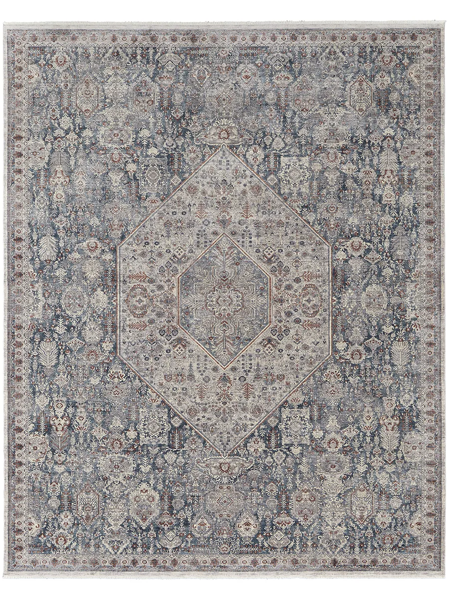 Marquette 39GUF Blue/Ivory 2'8" x 8' Rug