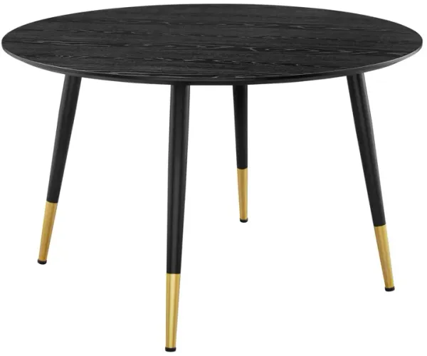 Modway - Vigor Round Dining Table Black