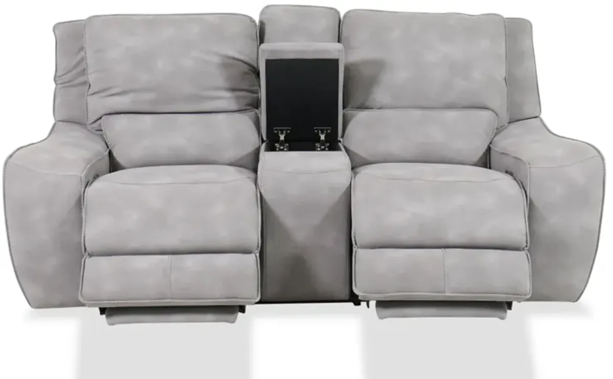 Buffy Zero Gravity Loveseat in Gray