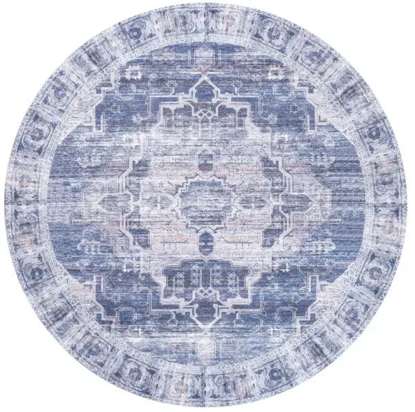 Alanya Ornate Medallion Machine-Washable Area Rug