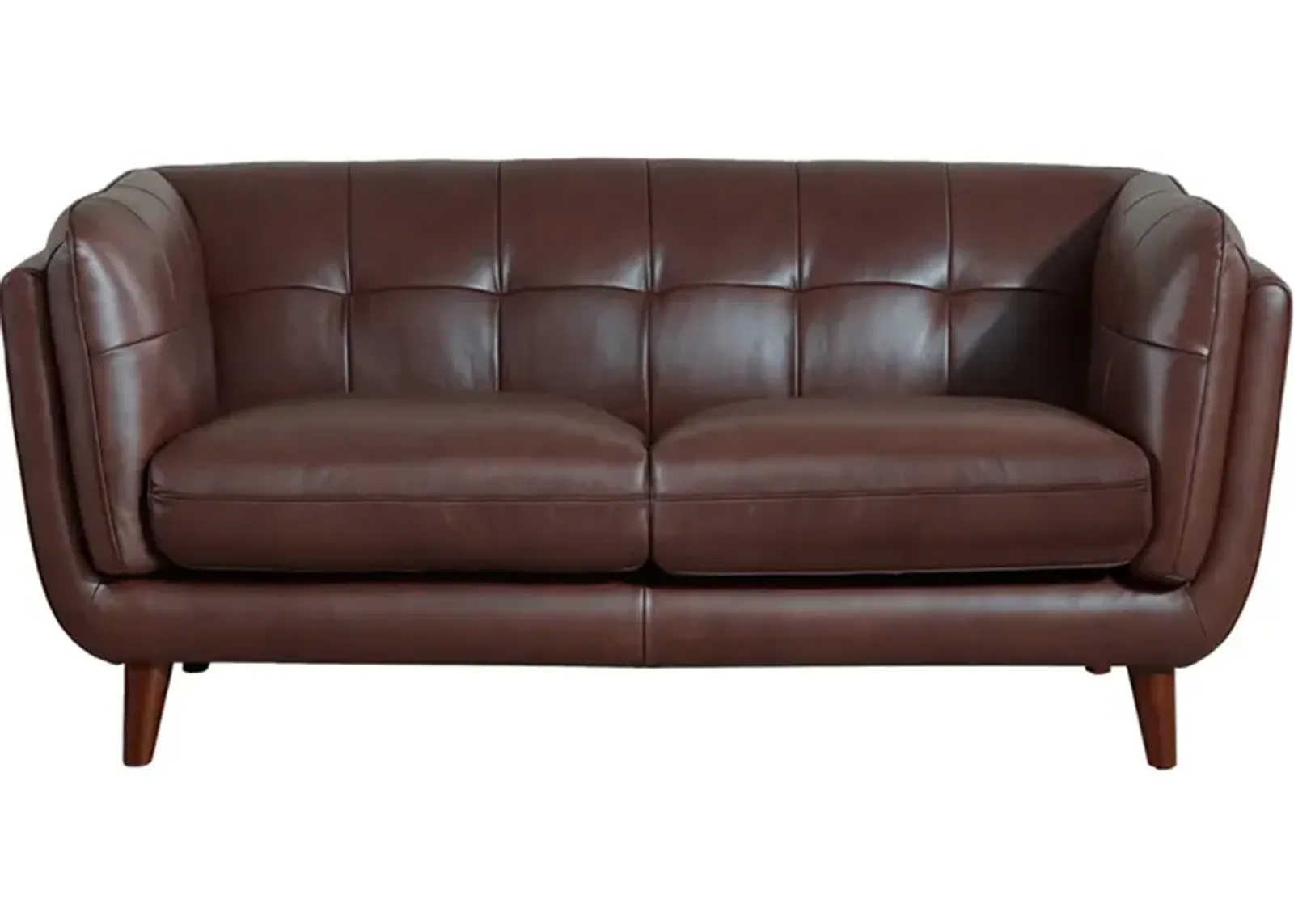 Solana Top Grain Leather Loveseat