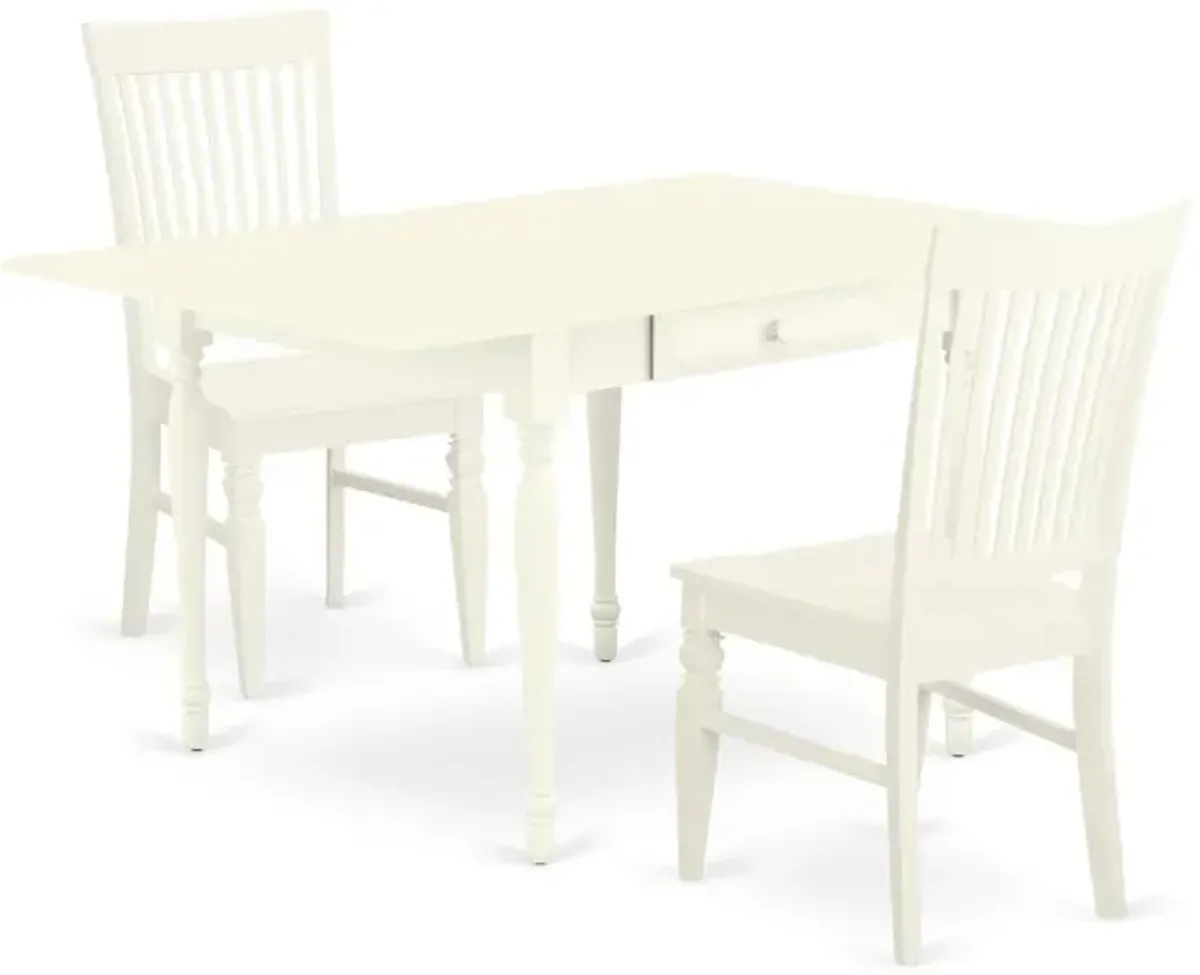 Dining Room Set Linen White, MZWE3-LWH-W