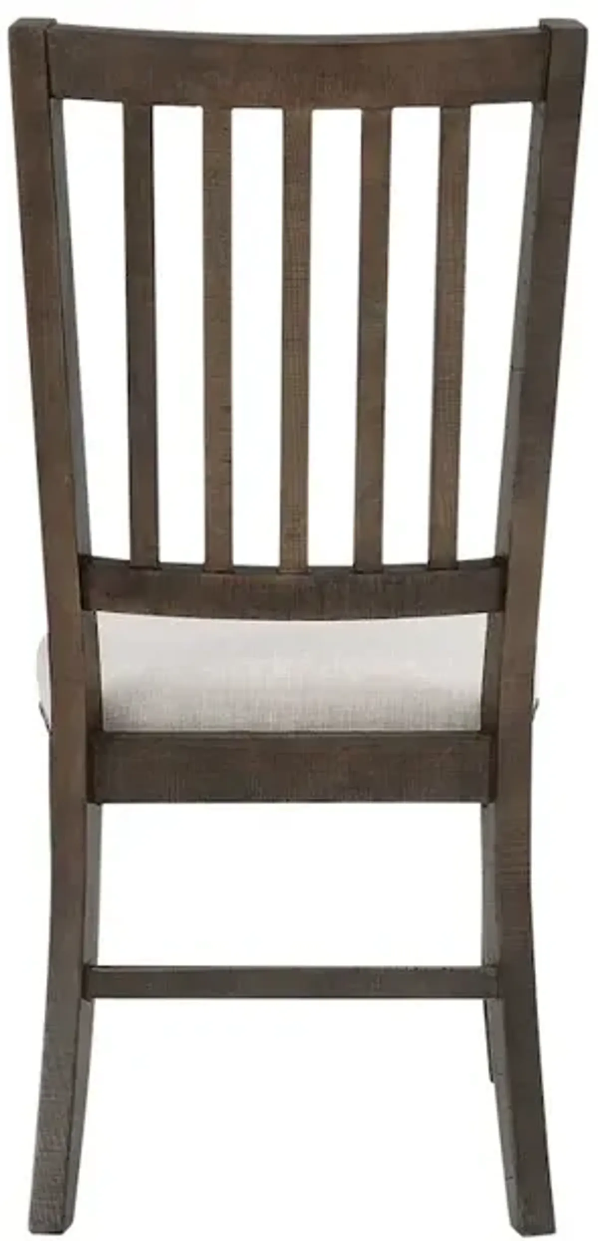 Jofran Willow Creek Distressed Solid Wood Upholstered Slatback Chair (Set of 2)