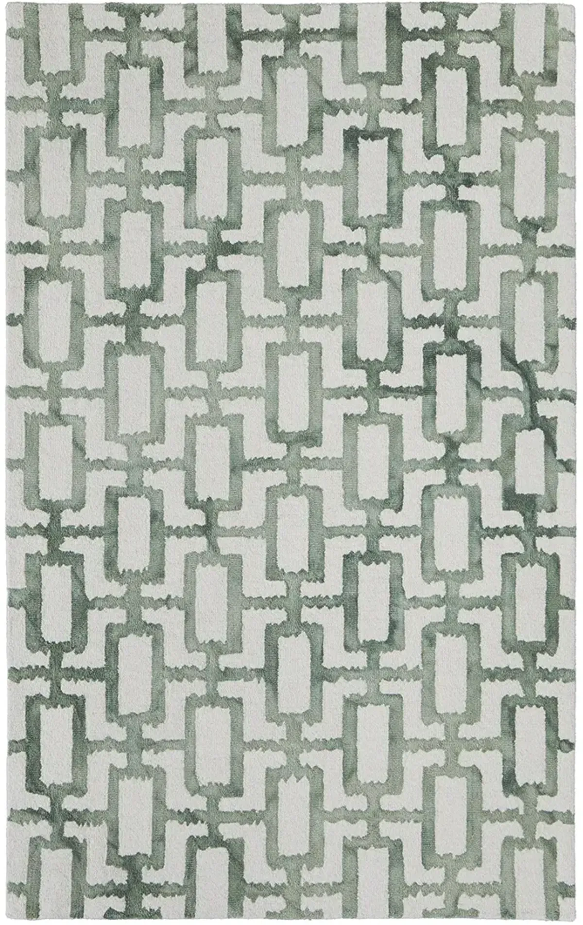 Lorrain 8919F Ivory/Green 3'6" x 5'6" Rug