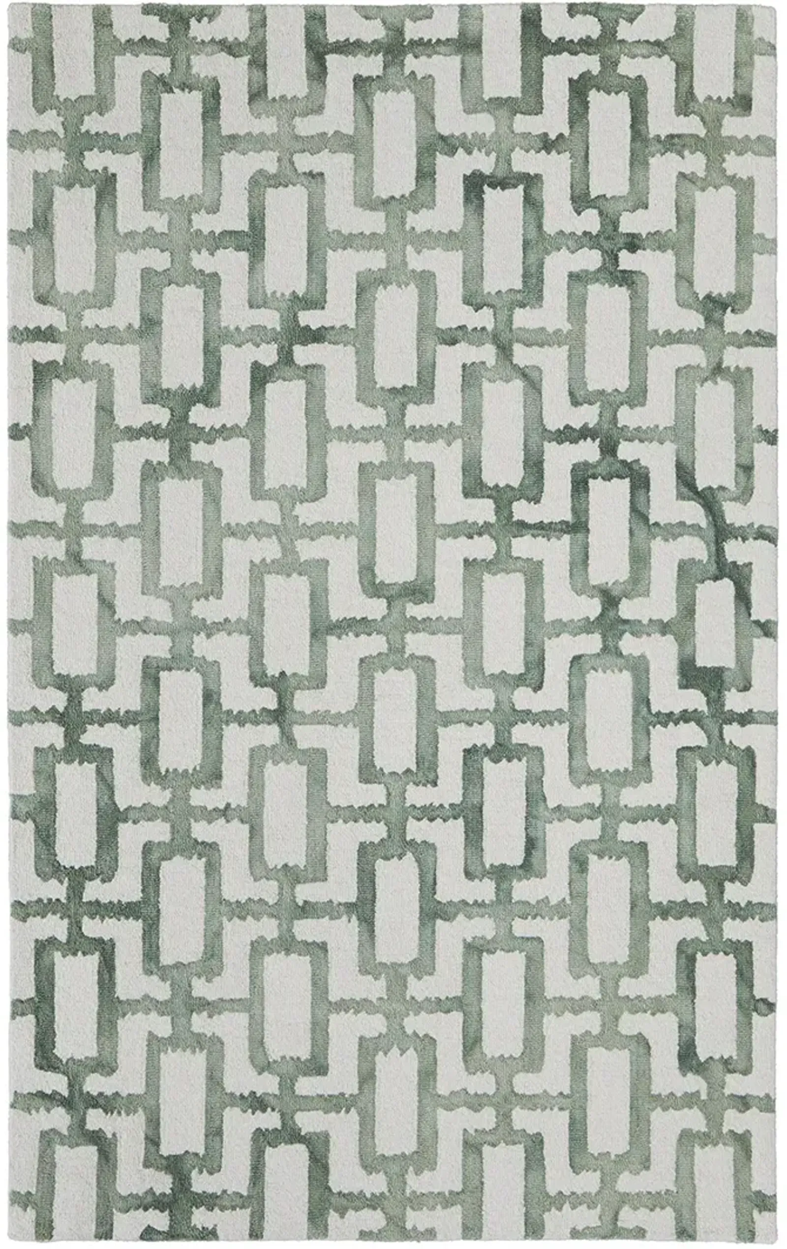 Lorrain 8919F Ivory/Green 3'6" x 5'6" Rug