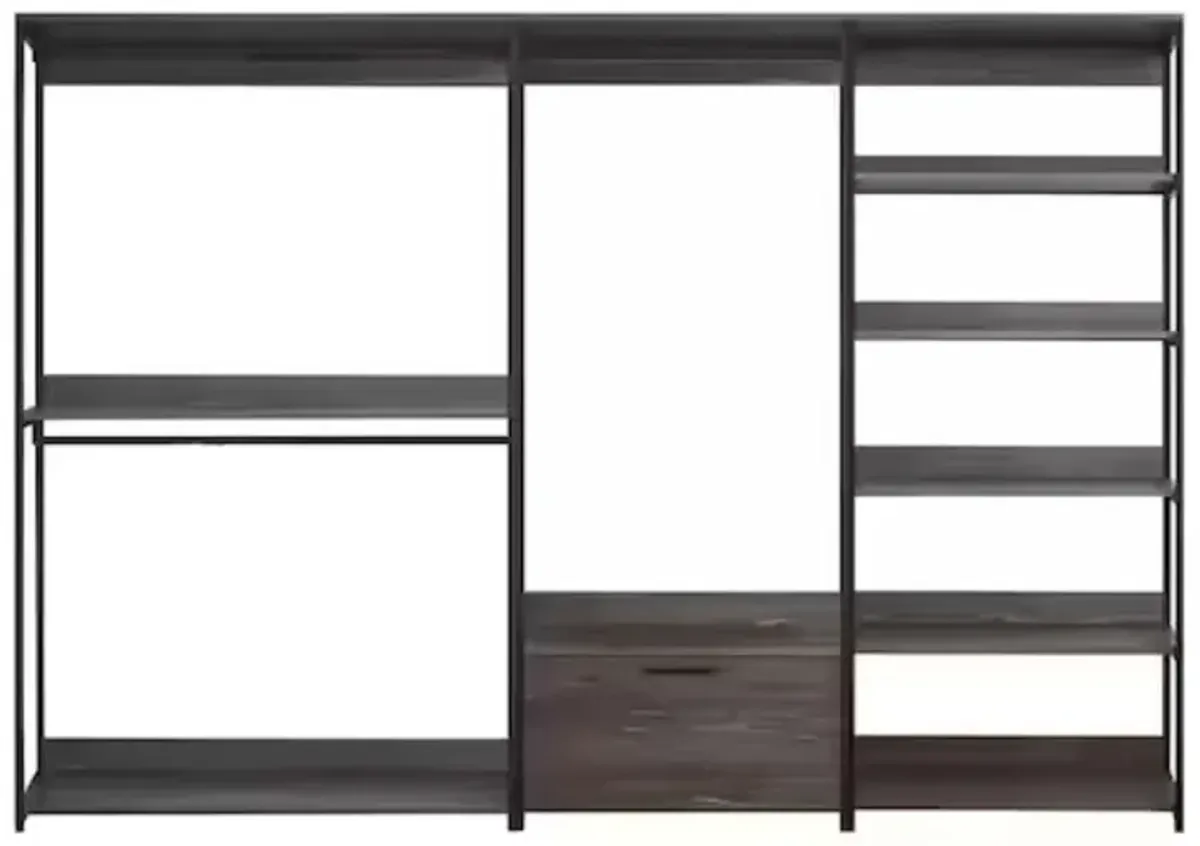 FC Design Klair Living Wood Walk-in Closet System