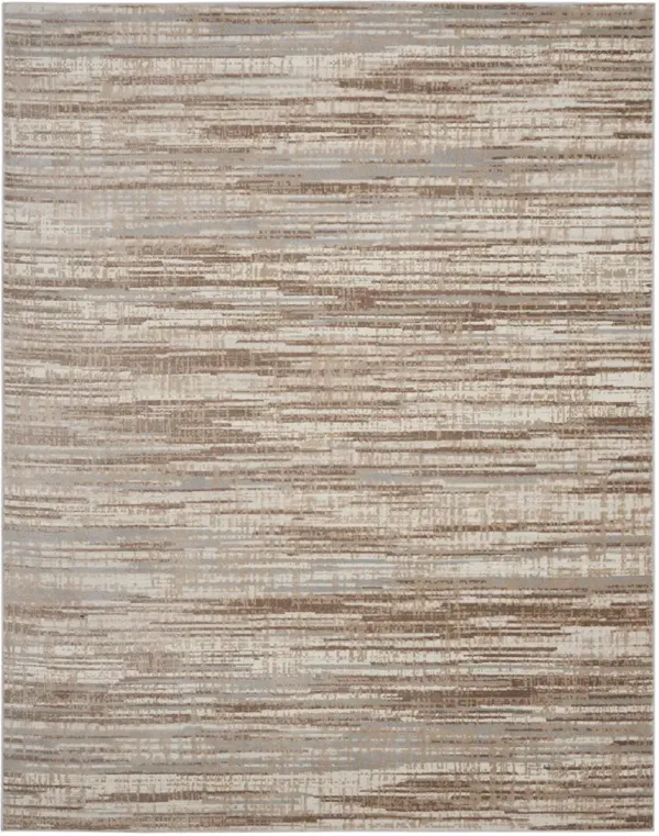 Elation ETN01 Ivory/Gray 7' x 10' Rug