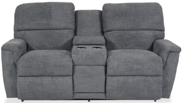 Ava Harbor Power Reclining Loveseat with Headrest & Console