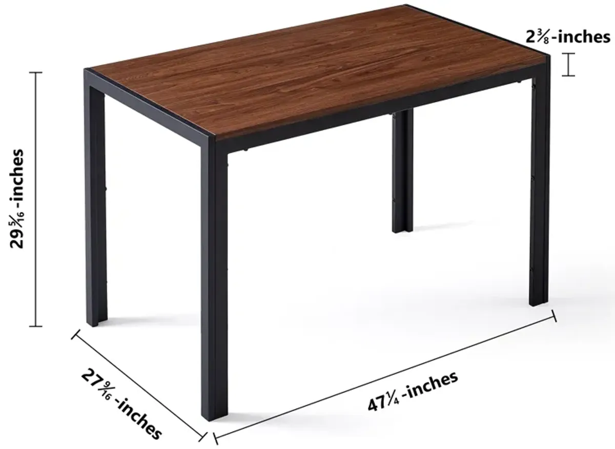 5Piece Dining Set Including Blue Velvet High Back Golden Color Legs Nordic Dining Chair Creative Design MDF Dining Table