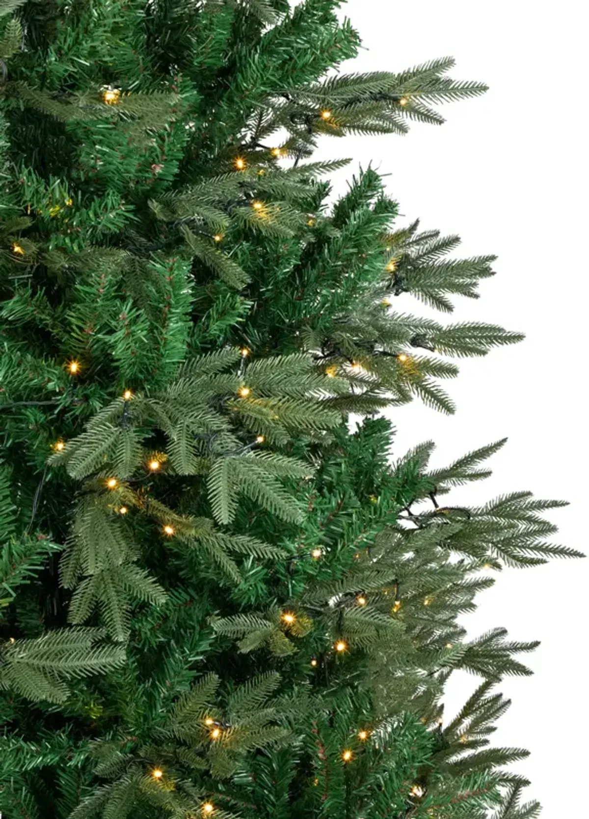 7.5' Pre-Lit Hudson Fir Artificial Christmas Tree  Warm White LED Lights