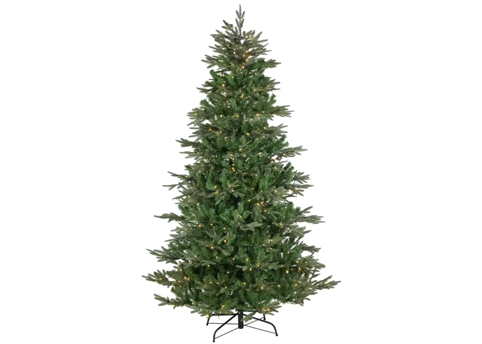 7.5' Pre-Lit Hudson Fir Artificial Christmas Tree  Warm White LED Lights