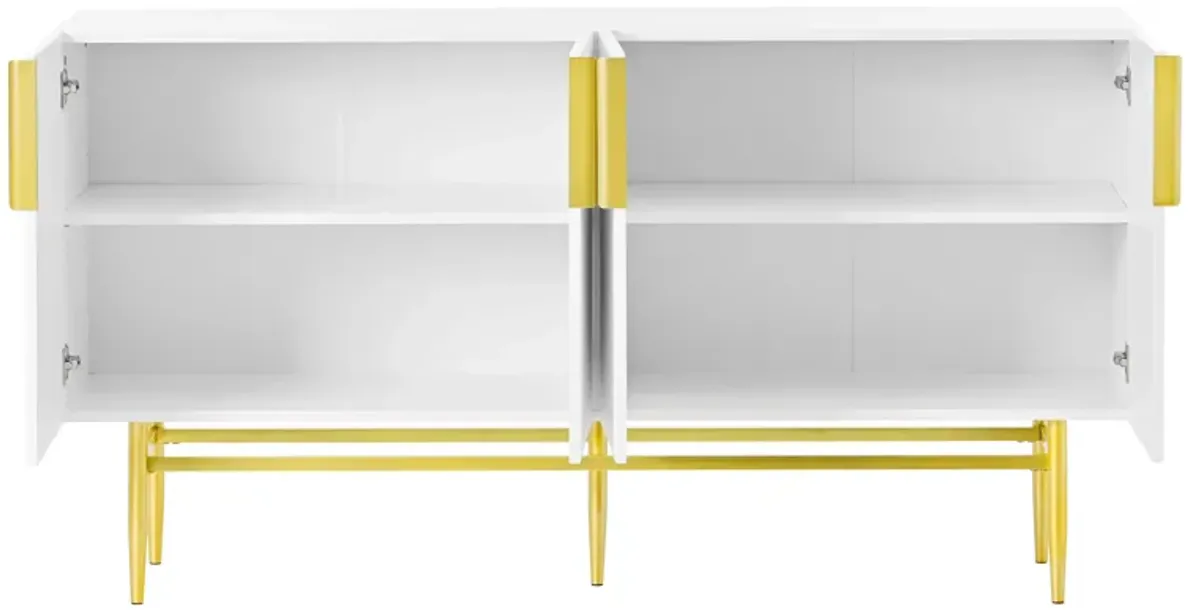 Merax Modern Elegant 4-door Sideboard Buffet Cabinet