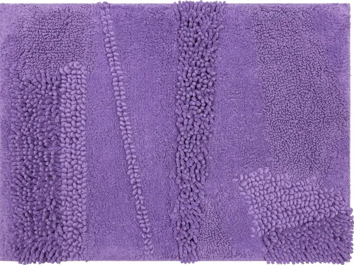 Composition Fiesta Orchid 1' 9" x 2' 10" Bath Mat