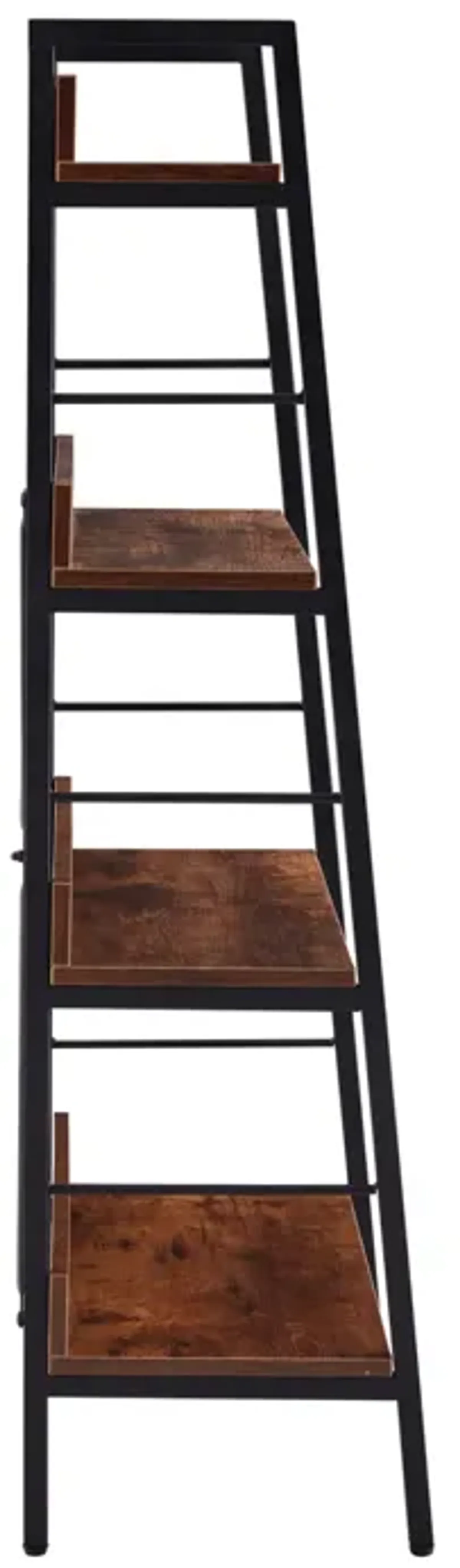 DN 3&4 LAYER DISPLAY BOOKSHELF H LADDER SHELF STORAGE SHELVES RACK SHELF UNIT METAL FRAME, TIGGER, 2 pc per 2 cartons