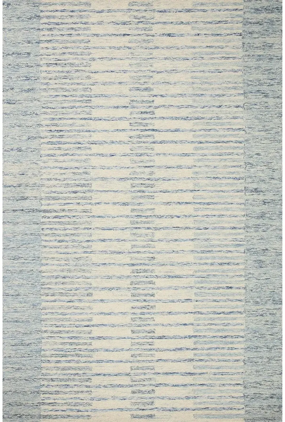 Chris CHR01 Ivory/Denim 5' x 7'6" Rug