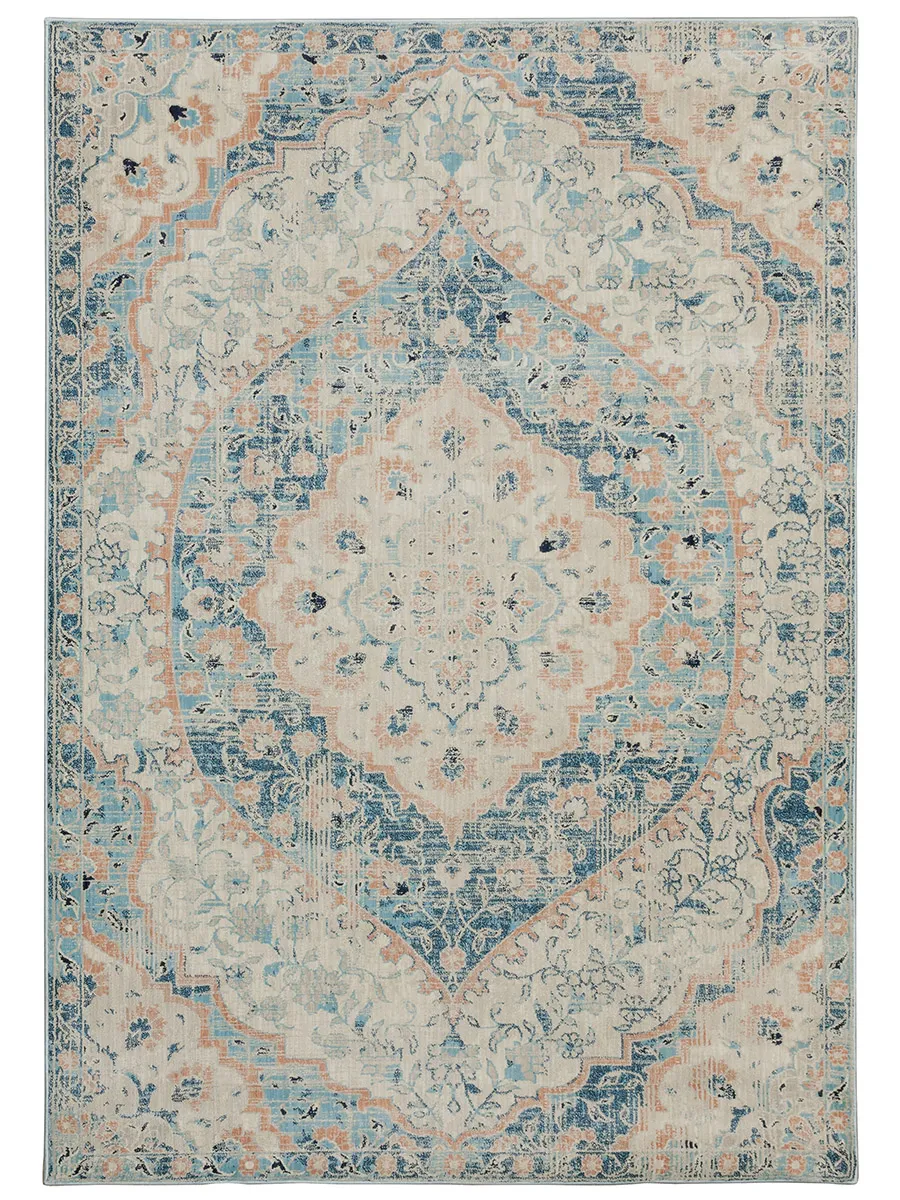 Xanadu 9'10" x 12'10" Blue Rug