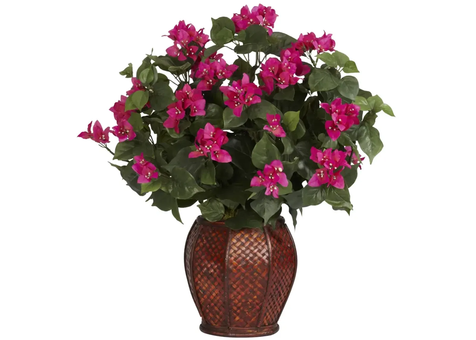 HomPlanti Bougainvillea w/Vase Silk Plant