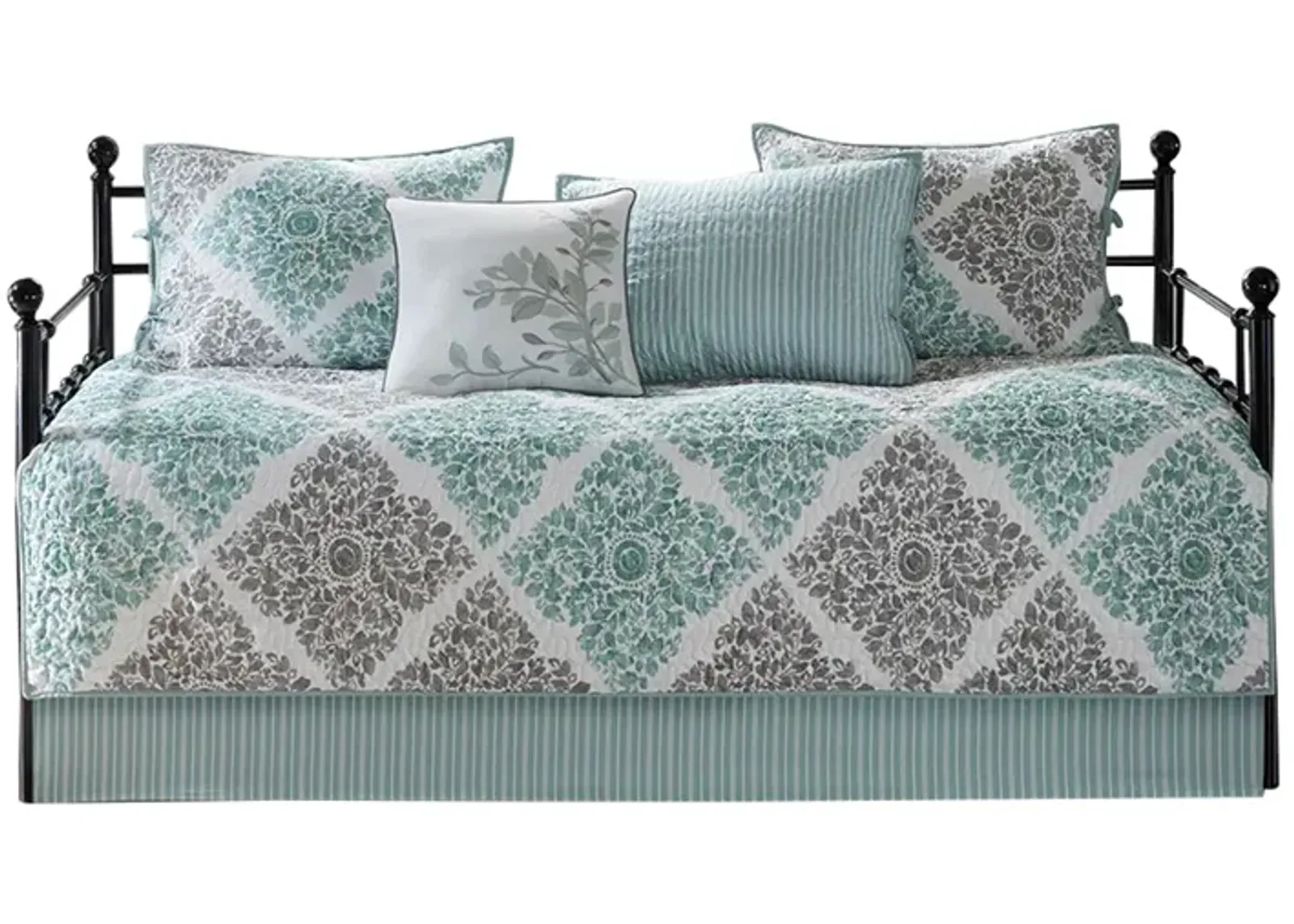 Gracie Mills Mitchell 6-Piece Reversible Daybed Bedding Set