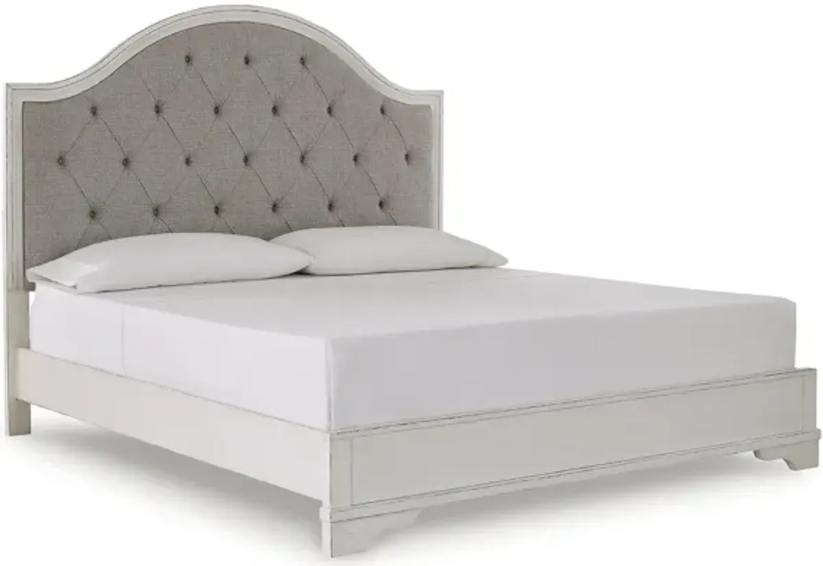 Blendon King Upholstered Panel Bed