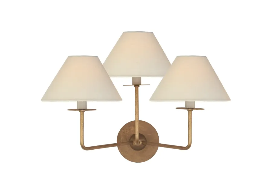 Kelley Medium Triple Sconce