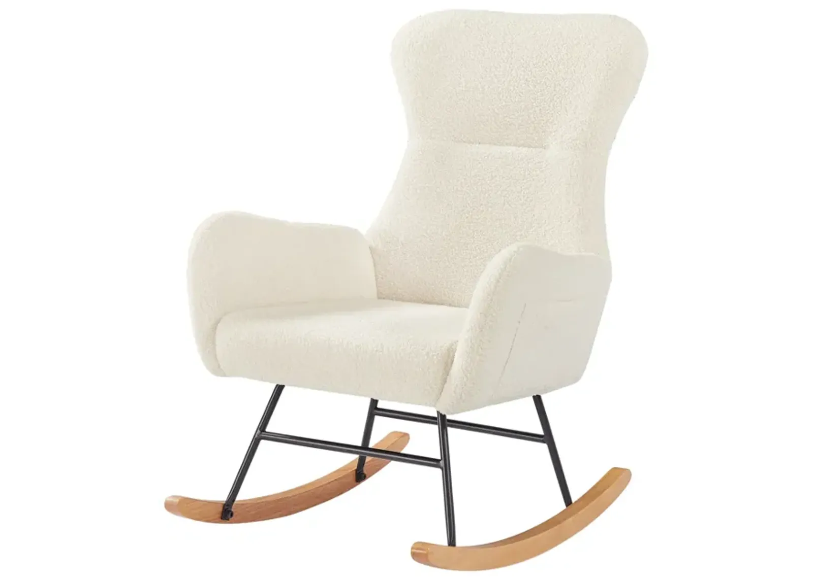 Teddy Fabric Rocking Chair