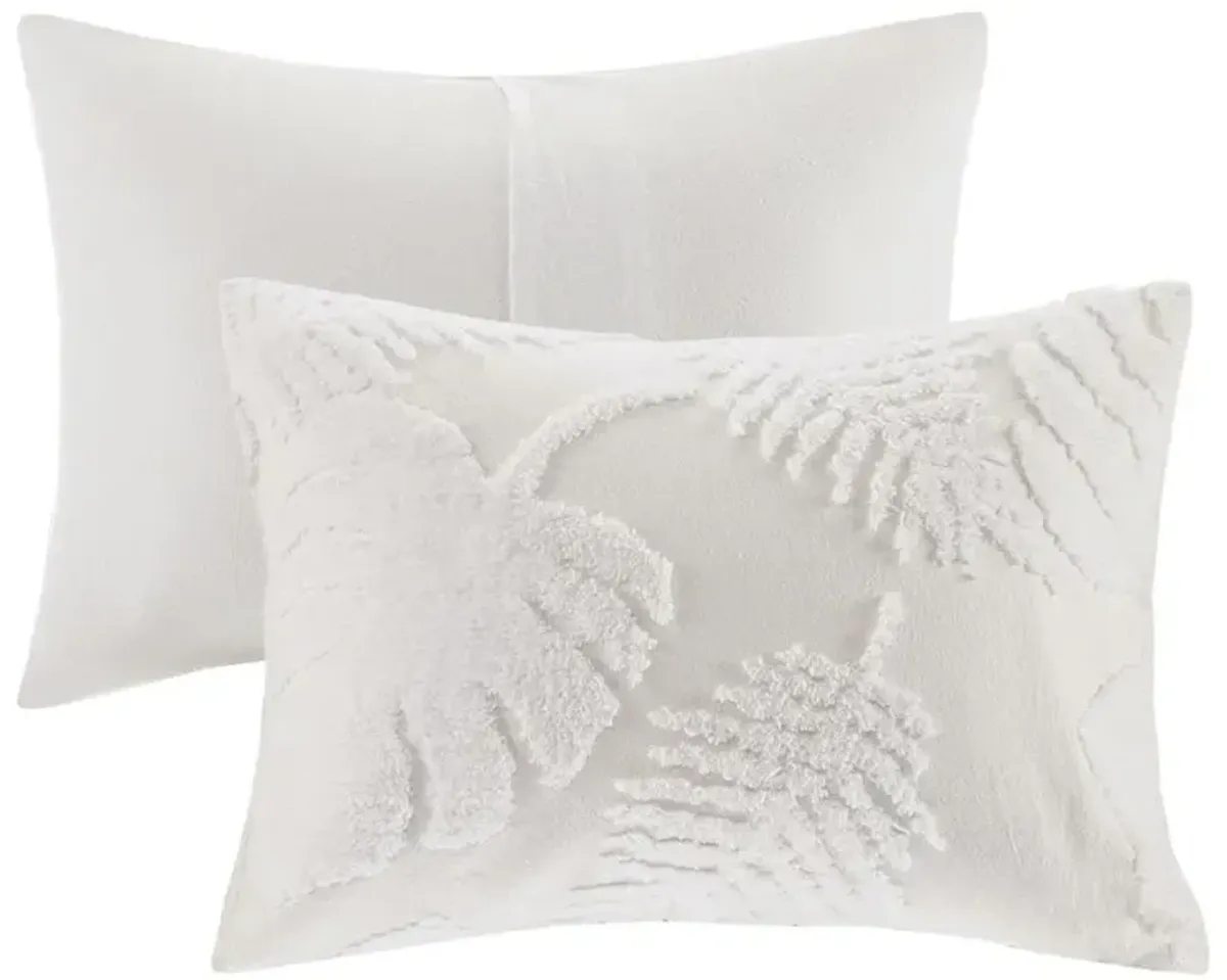 Belen Kox Coastal Palm Chenille 3-Piece Duvet Cover Set, Belen Kox