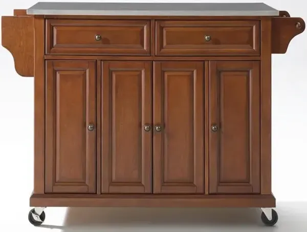 Full Size Stainless Steel Top Kitchen Cart