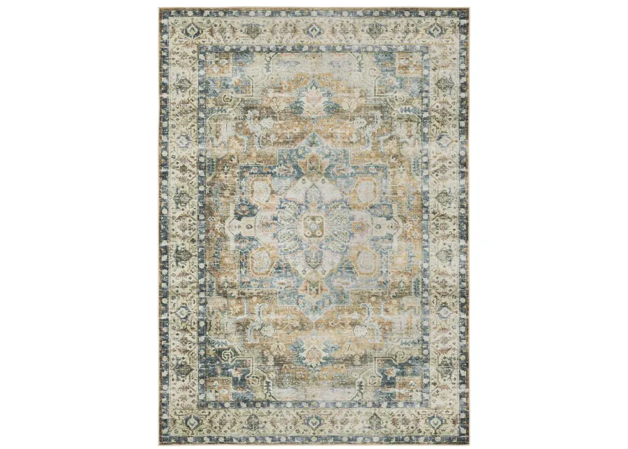 Charleston 3'6" x 5'6" Blue Rug