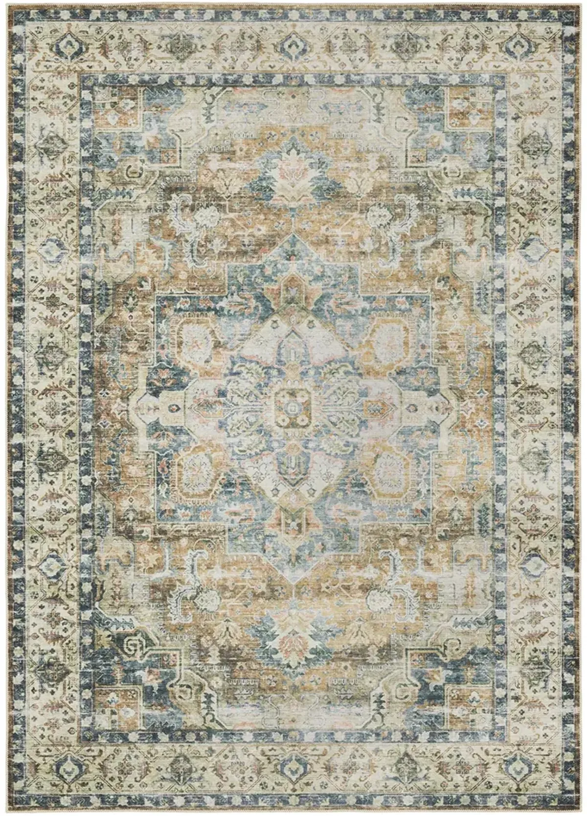 Charleston 3'6" x 5'6" Blue Rug