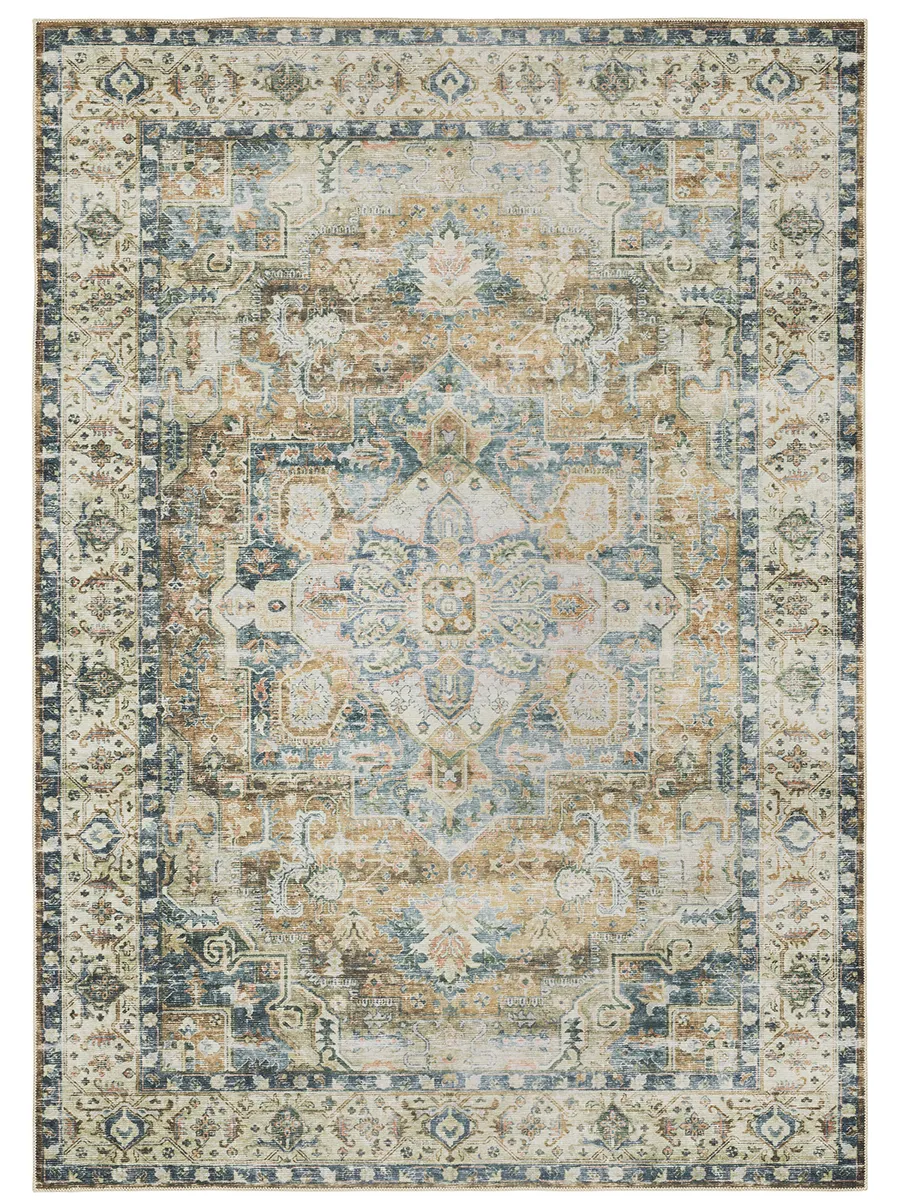 Charleston 3'6" x 5'6" Blue Rug