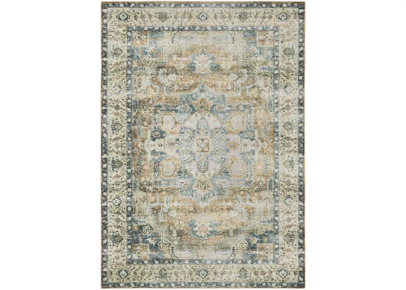 Charleston 3'6" x 5'6" Blue Rug