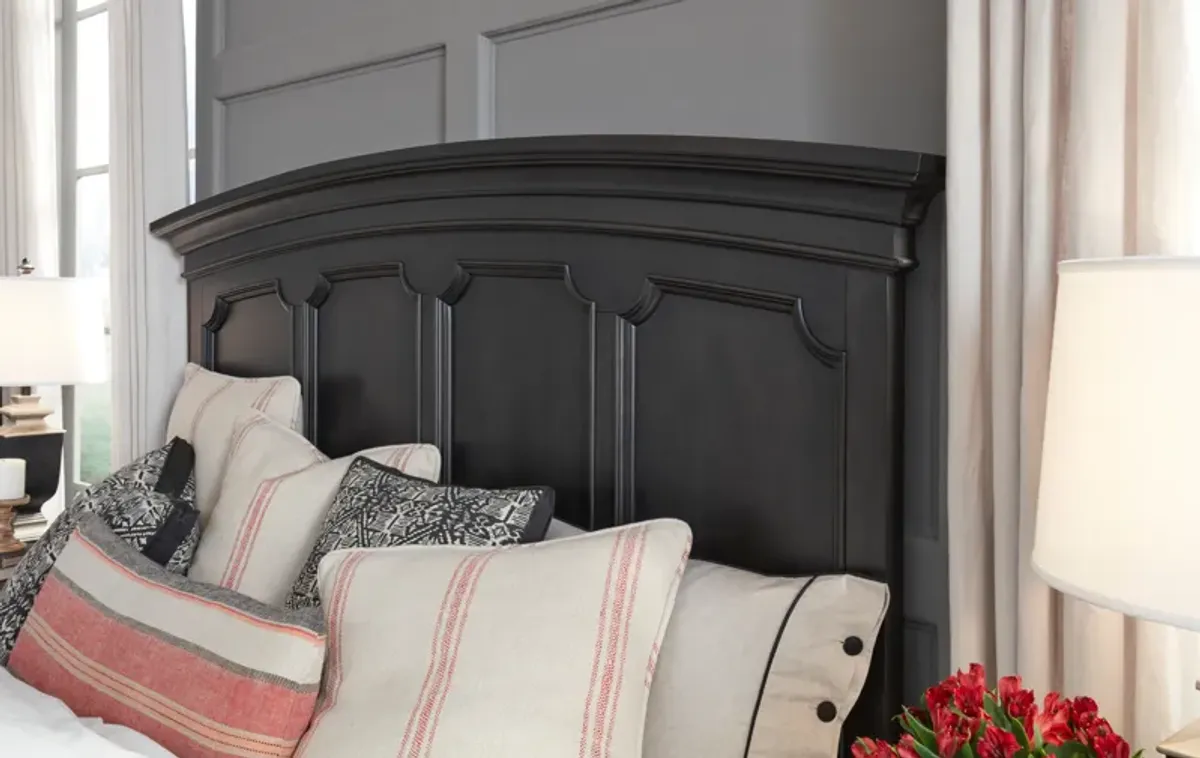 Townsend King Arched Panel Bed