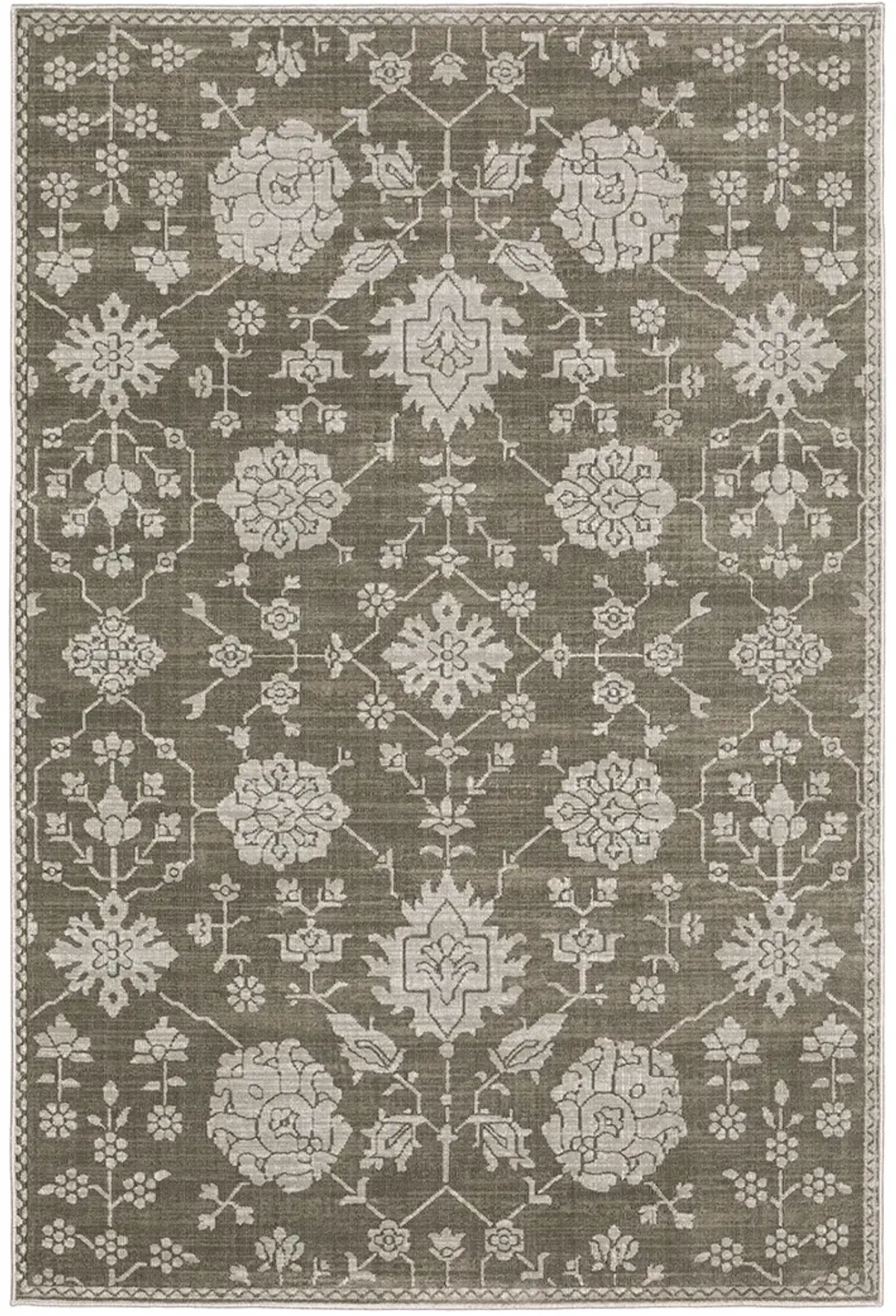 Intrigue 6'7" x 9'6" Grey Rug